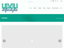 Tablet Screenshot of levellifestyle.com